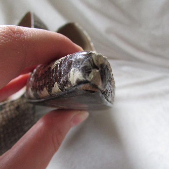 Stuart Weitzman Python Print Pump Heels - Picture 5 of 16